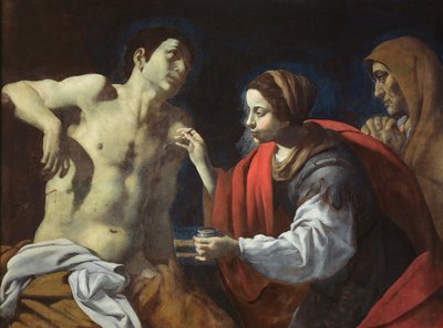 St. Sebastian Nursed by St. Irene by Giovanni Battista Caracciolo